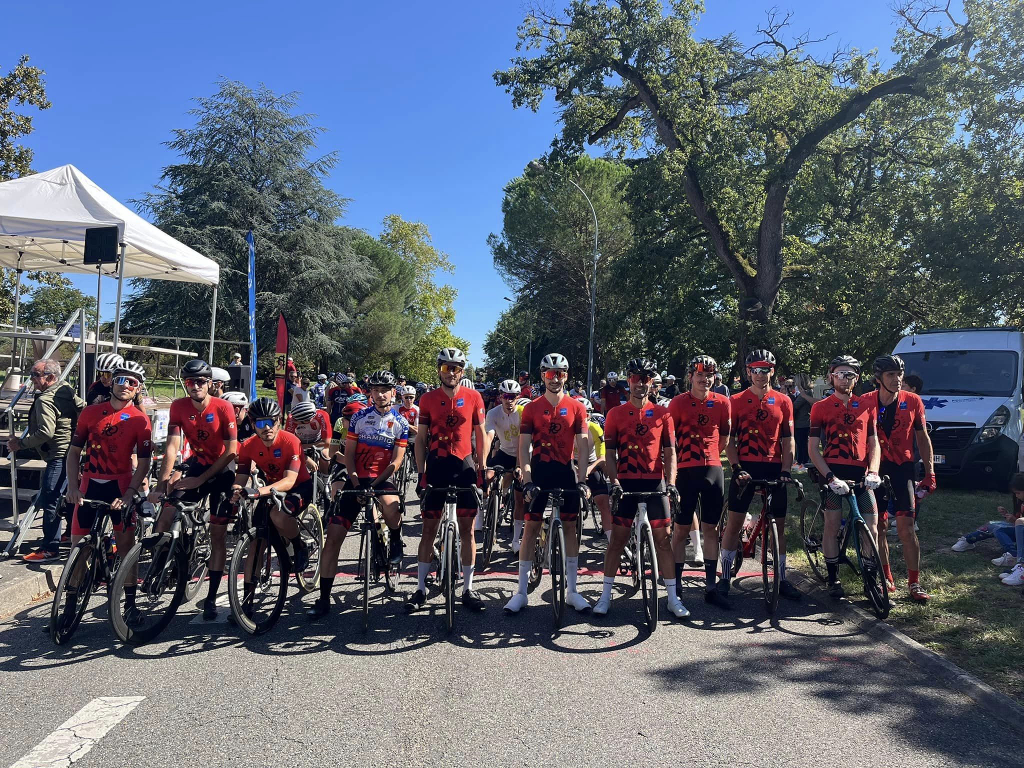 Arrivée d'un coureur du BOC à Balma