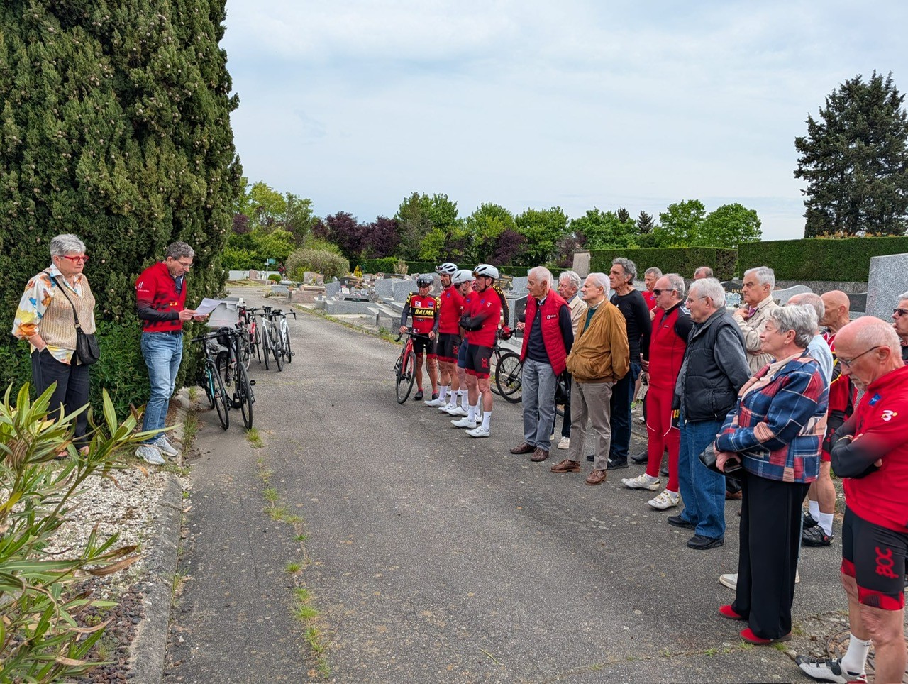 Licenciés du BOC réunis en mémoire de Jean-Pierre